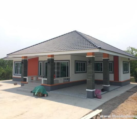 รีวิว ปลูกบ้านเดี่ยวชั้นเดียว 3 ห้องนอน 2 ห้องน้ำ งบประมาณ 1.5 ล้านบาท