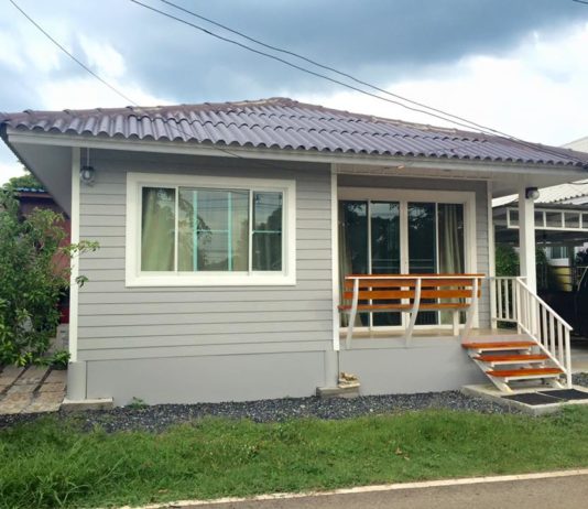 บ้านชั้นเดียวขนาดกระทัดรัด แต่งแบบน่ารัก กับงบประมาณ 450,000 บาท