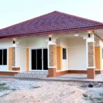 บ้านสไตล์คอนเทมโพรารี่ชั้นเดียว สวยงามแบบสมัยนิยม พื้นที่ใช้สอย 110 ตรม.