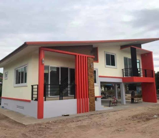 บ้านโมเดิร์นชั้นครึ่ง ขนาด 3 ห้องนอน 2 ห้องน้ำ งบก่อสร้าง 1.25 ล้านบาท