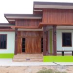 บ้านโมเดิร์นเพิงแหงน แนวปูนผลสมผสานไม้ 3 ห้องนอน 2 ห้องน้ำ สวยงามลงตัว