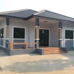 บ้านพักอาศัยชั้นเดียว 3 ห้องนอน งบก่อสร้าง 800,000 บาท