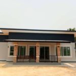 บ้านพักอาศัยคสล.ชั้นเดียวสไตย์โมเดิร์น 3 ห้องนอน 2 ห้องนอน พื้นบ้านยกระดับ