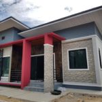 บ้านเดี่ยวทรงโมเดิร์น 2 ห้องนอน 2 ห้องน้ำ งบก่อสร้าง 900,000 แสนบาท