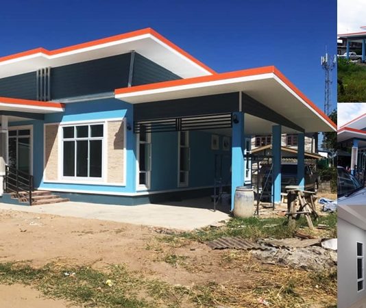 บ้านโมเดิร์นสวยชั้นเดียว 3 ห้องนอน พื้นที่ใช้สอย 112 ตรม งบก่อสร้าง 850,000 บาท