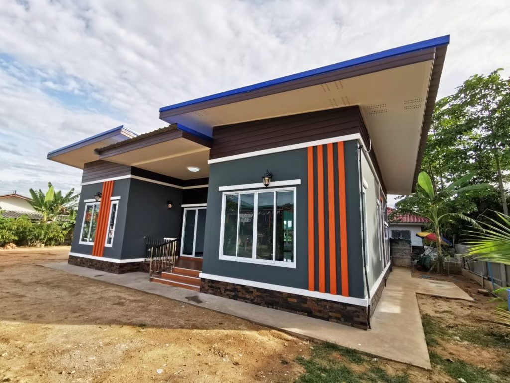 บ้านโมเดิร์นสวยทันสมัย 3 ห้องนอน 2 ห้องน้ำ พื้นที่ใช้สอยรวมประมาณ 100 ...