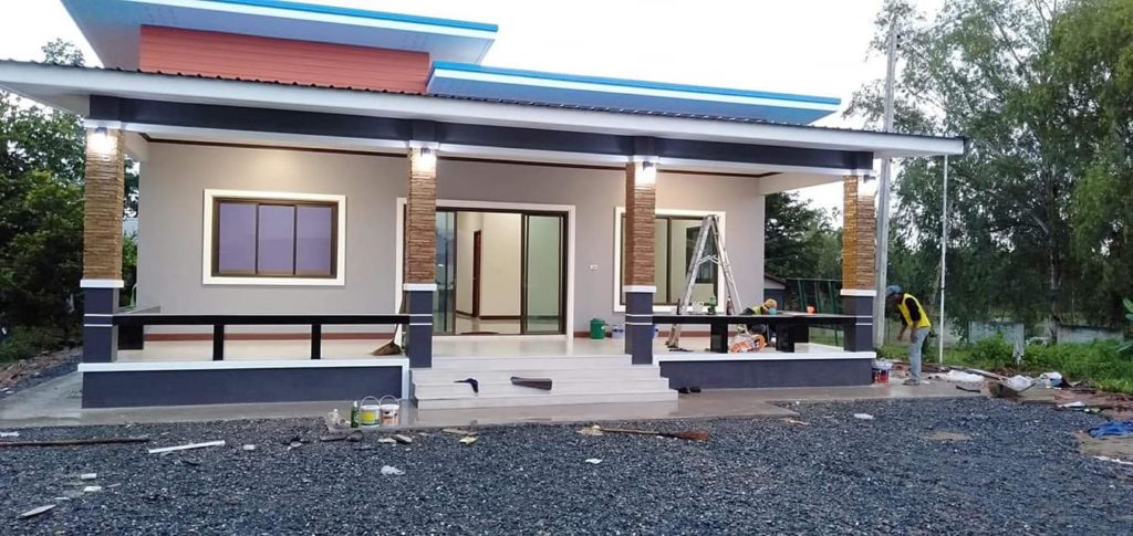 บ้านโมเดิร์นสวยทันสมัย 3 ห้องนอน 2 ห้องน้ำ งบก่อสร้าง 9 แสนบาท | ดู ...
