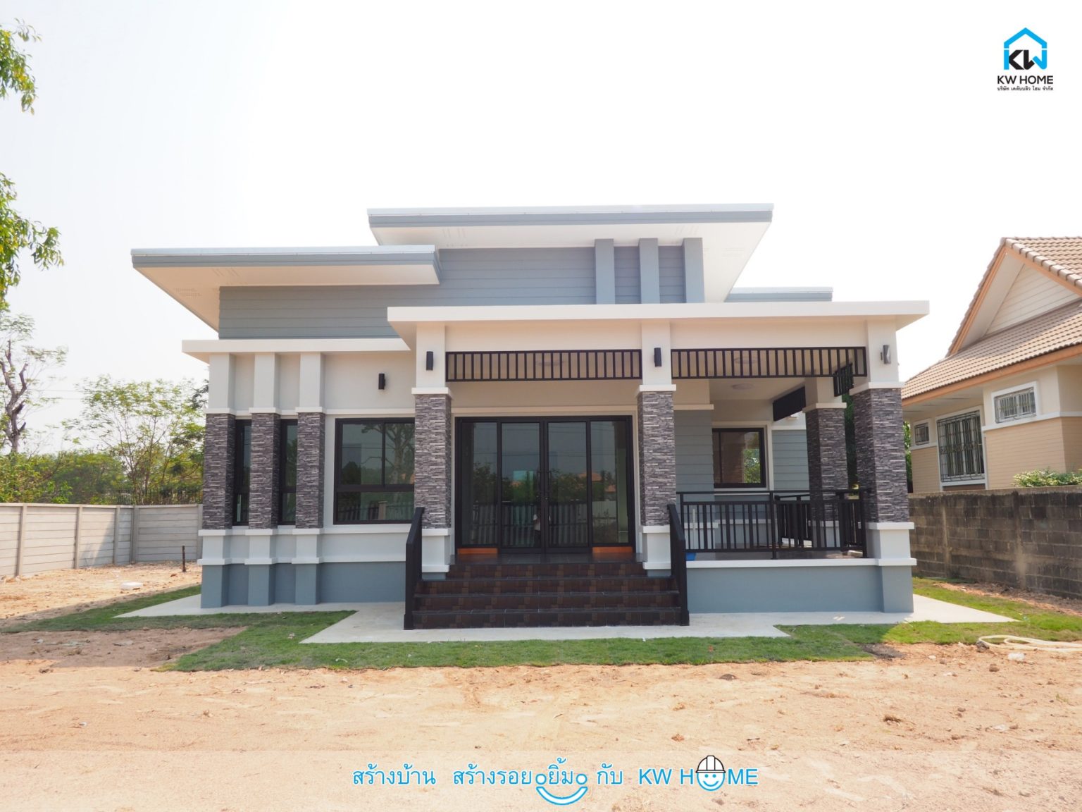 บ้านโมเดิร์นสวยทันสมัย 3 ห้องนอน 2 ห้องน้ำ พื้นที่ใช้สอยรวม 120 ตร.ม. ...
