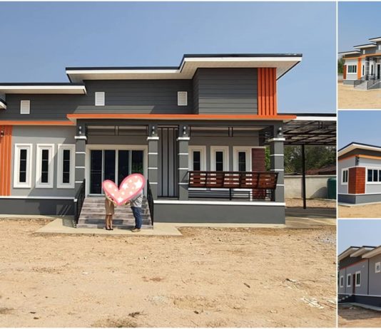 บ้านพักอาศัยสวยหลังใหญ่ 3 ห้องนอน 2 ห้องน้ำ แนวโมเดิร์นทันสมัย